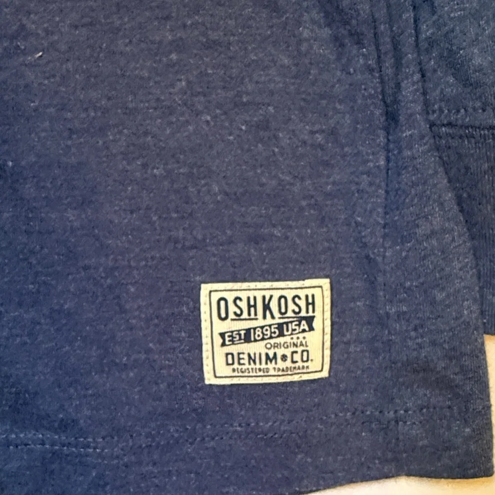 OshKosh B'gosh Blue Hoodie with Multicolor Stripes